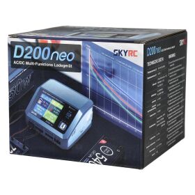 SkyRC Akku Ladegerät D200 Neo LiPo 1-6s 20A 200W AC / SK100196-01