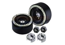 GPM TRX-4M, SCX24 Beadlock-Felgen-Set Alu 1.33 6Loch (1...