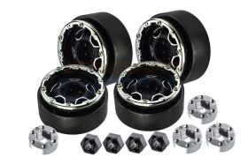 GPM TRX-4M, SCX24 Beadlock-Felgen-Set Alu 1.0 Stern (1...