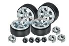 GPM TRX-4M, SCX24 Beadlock-Felgen-Set Alu 1.0 6Loch (1 Set/4 Stück) silber / GPMTRX4MZSP1221S