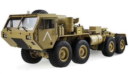 AMEWI U.S. Militär Truck V2 8x8 1:12 Zugmaschine / Kipper / Schwerlast Sattelauflieger