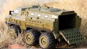 AMEWI / V-Guard gepanzertes Fahrzeug 6WD 1:16 RTR olivgrün / sandfarben