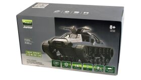 AMEWI Ketten-Drift-Fahrzeug Military Police 1:12 grau/blau / weiß RTR