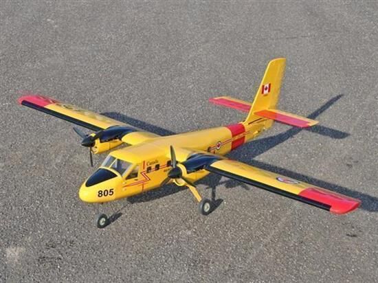 VQ Model STOL Flugzeug Twin Otter Gelb / Swiss/ 1875mm