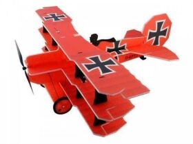 RC Factory LiL Fokker rot/gelb Kit / Combo Set Kit /...