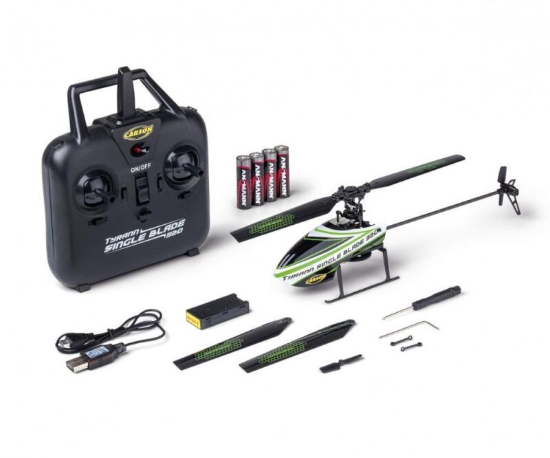 CARSON Tyrann Single Blade 320 2.4G 100%RTF grün / orange