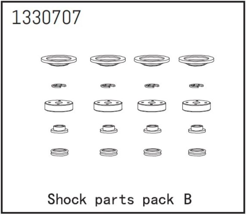ABSIMA Stoßdämpfer Teileset B - BronX / 1330707