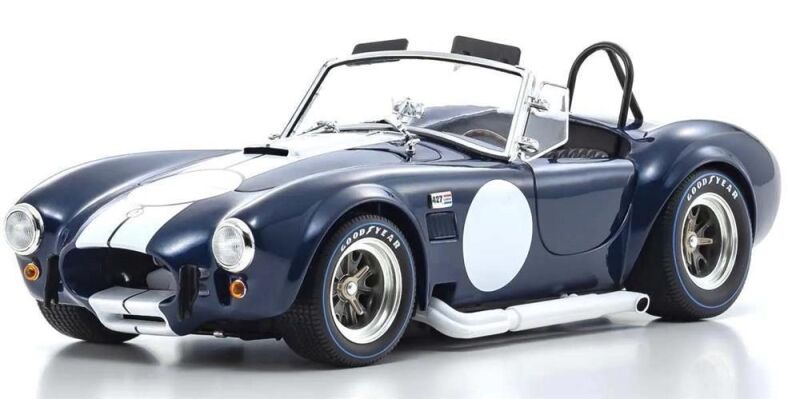 Kyosho 1:18 Shelby Cobra 427 S/C Spider 1962 Blue-White / KS08048DBL