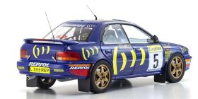 Kyosho 1:18 Subaru Impreza Carlos Sainz Winner Monte Carlo 1995 Nr.5 / KS08962B