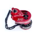 FURITEK SCX24 Mini Stellar Getriebe mit Mini Komodo Brushless-Setup / FUR2262