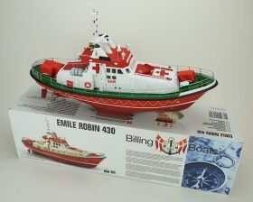 BILLING BOATS Emile Robin 1:33 RC-Baukasten dänisches Rettungsboot / BB0430