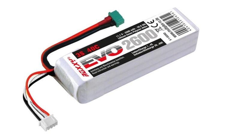 Multiplex ROXXY EVO LiPo 3-2600M 40C ; 28,9 Wh / 1-02592