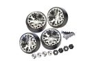 GPM TRX-4M, SCX24 ALU 1-INCH Beadlock Felgen-Set (4) (Y-SHAPE) silber / TRX4MZSP1113S