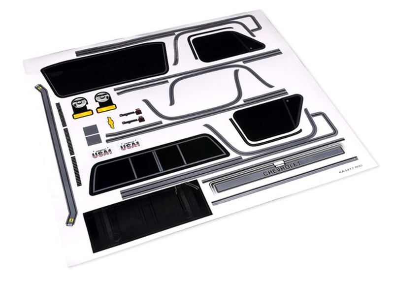 TRAXXAS TRX-4 1979 Chevy K10 Aufkleberbogen / TRX9299