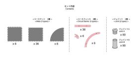 Kyosho Mini-Z Grand Prix Circuit30 Urethane (48pcs 30x30)...