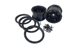 AMEWI / Felgen Set schwarz Mammoth, 2 Stück /...