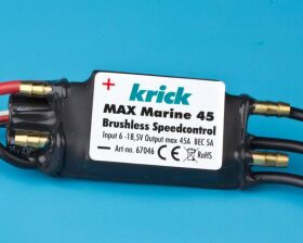 KRICK MAX Marine Brushless Fahrtregler 45A / 67046