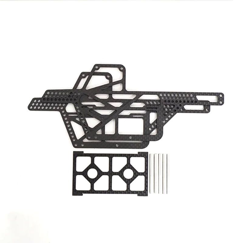 FURITEK TRX4M RAMPART Rahmen-Kit / Carbon-Version / FUR2309