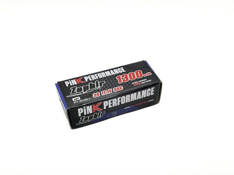 Pink Performance Zephir LiPo 3S 11.1V-1300-35C (JST) 72x34x24mm 106g / PP1-3S1300-J