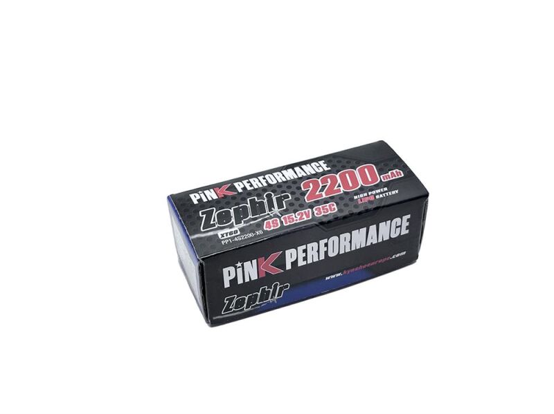 Pink Performance Zephir LiPo 4S 14.8V-2200-35C (XT60)106x35x31mm 235g / PP1-4S2200-X6