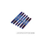 JConcepts - D819 | E819 Fin Titanium turnbuckle kit, burnt blue - 6pc. / JCO2682-1