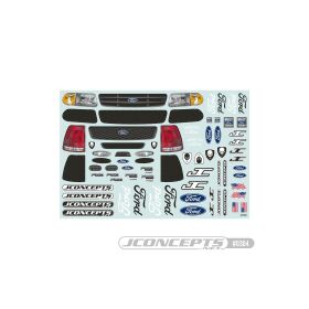 JConcepts 1997 Ford F-150 MT body w/ racerback and visor (7" width & 13" wheelbase) / JCO0304