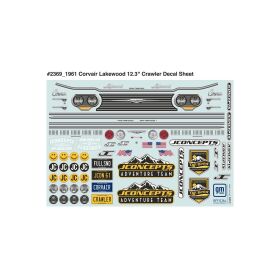 JConcepts 1961 Corvair Lakewood, 12.3 wheelbase (Fits-TRX-4 Sport, Enduro, Axial, Vanquish 12.3" wheelbase) / JCO0480
