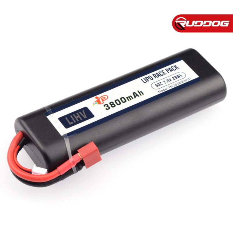 Intellect 3800mAh 50C 7.6V Graphene Round Stick Pack LiHV (T-Plug) / IP-TM2S3800HVR-RT