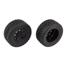 Team Associated Pro2 LT10SW Rear Wheels and Tires,...