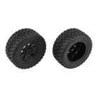 Team Associated Pro2 LT10SW Rear Wheels and Tires, mounted / AE72112