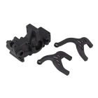 Team Associated RC10B6 FT Laydown Gearbox and Chassis Braces, carbon / AE91952