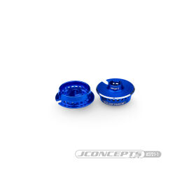 JConcepts Fin, 13mm spring cup, 0mm off-set - blue /...