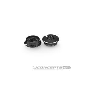 JConcepts Fin, 13mm spring cup, 0mm off-set - black /...