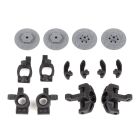 Team Associated Reflex 14R Steering and Caster Blocks, Rear Hubs, and Brake Discs / AE21575