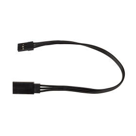 Reedy 175mm Servo Wire Extension, black (6.89 in) / AE27165