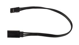 Reedy 175mm Servo Wire Extension, black (6.89 in) / AE27165