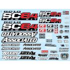 Team Associated RC10SC6.4 Decal Sheet / AE71180