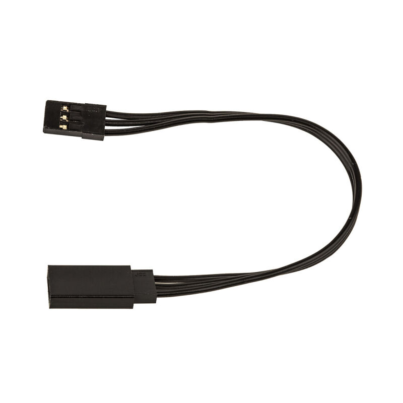 Reedy 125mm Servo Wire Extension, black (4.92 in) / AE27164