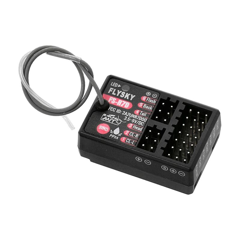 Flysky R7D ANT Empfänger mit LED Kontroller 7 Kanal / FS026