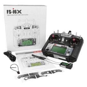 Flysky Funkfernsteuerung i6X Sender mit 6 Kanal Empfänger / FS046
