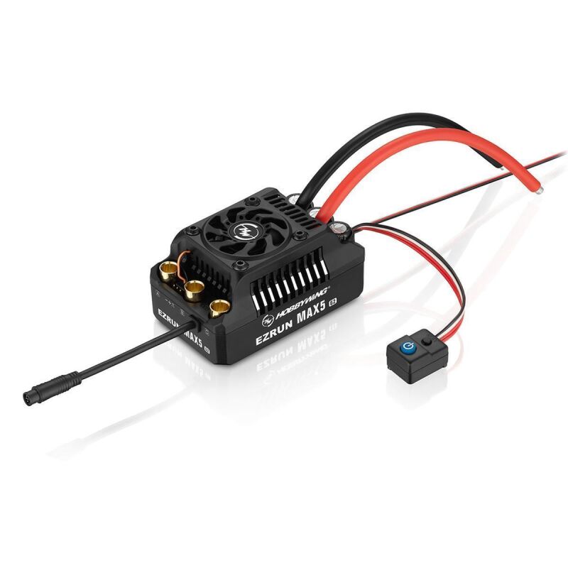 Hobbywing Ezrun MAX5 HV G2 Regler Sensorless 250 Amp, 6-12s LiPo, BEC / HW30104200
