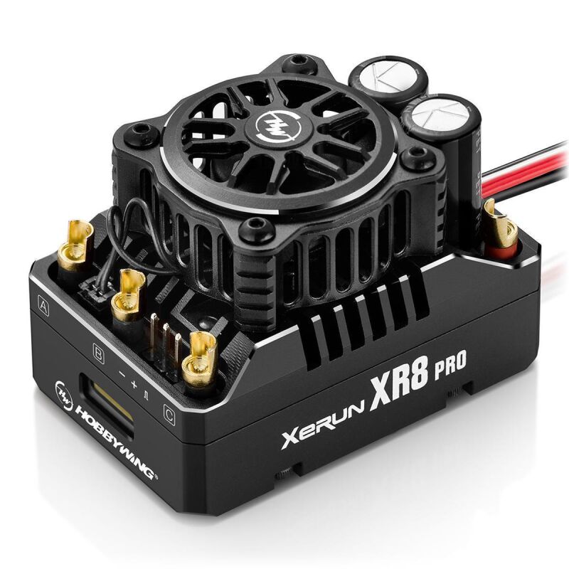 Hobbywing Xerun XR8 Pro G3 Brushless Regler 200A, 2-4s LiPo, BEC 6A / HW30113400