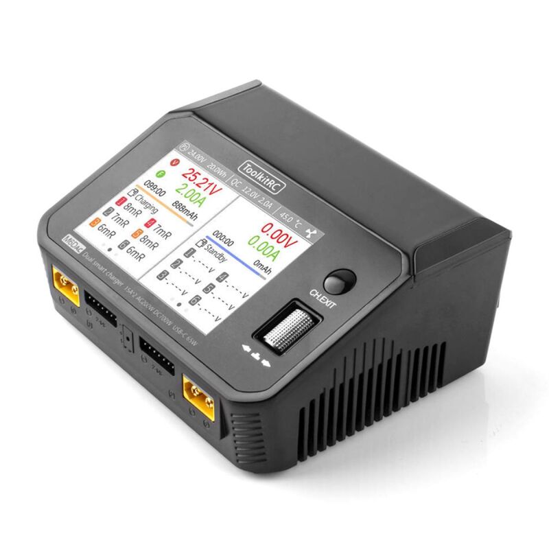 ToolkitRC M6DAC LiPo 1-6S 15A 2 Kanal Ladegerät AC/DC / TK11500