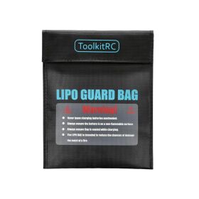 ToolkitRC Lipo Safe Bag S 230x180mm Schwarz / TK40600