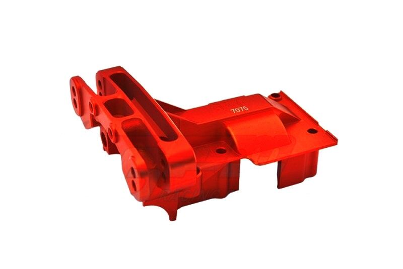 GPM TRAXXAS XRT Bulkhead 7075-T6 Aluminium hinten orange / GPMXRT013OR