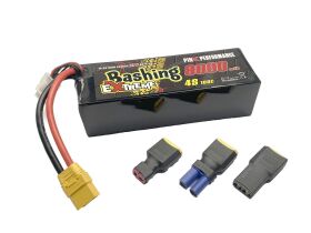 Pink Performance Extreme Bashing LiPo 4S 14.8V-8000-100C...