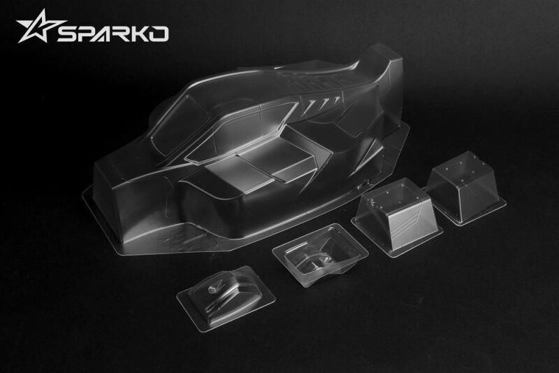 Sparko Unlackierte Karosserie Sparko F8 / SPKF81031