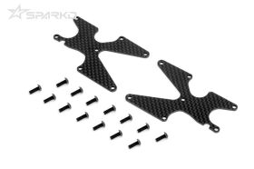 Sparko F8 Carbon hintere Armabdeckungen unten 1.5mm (2) /...
