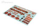 Sparko F8 Karosserie Sticker Orange / SPKF89004-OGOP
