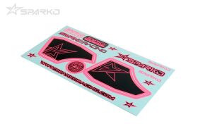 Sparko F8 Spoiler Sticker Fuchsia / SPKF89005-PKOP